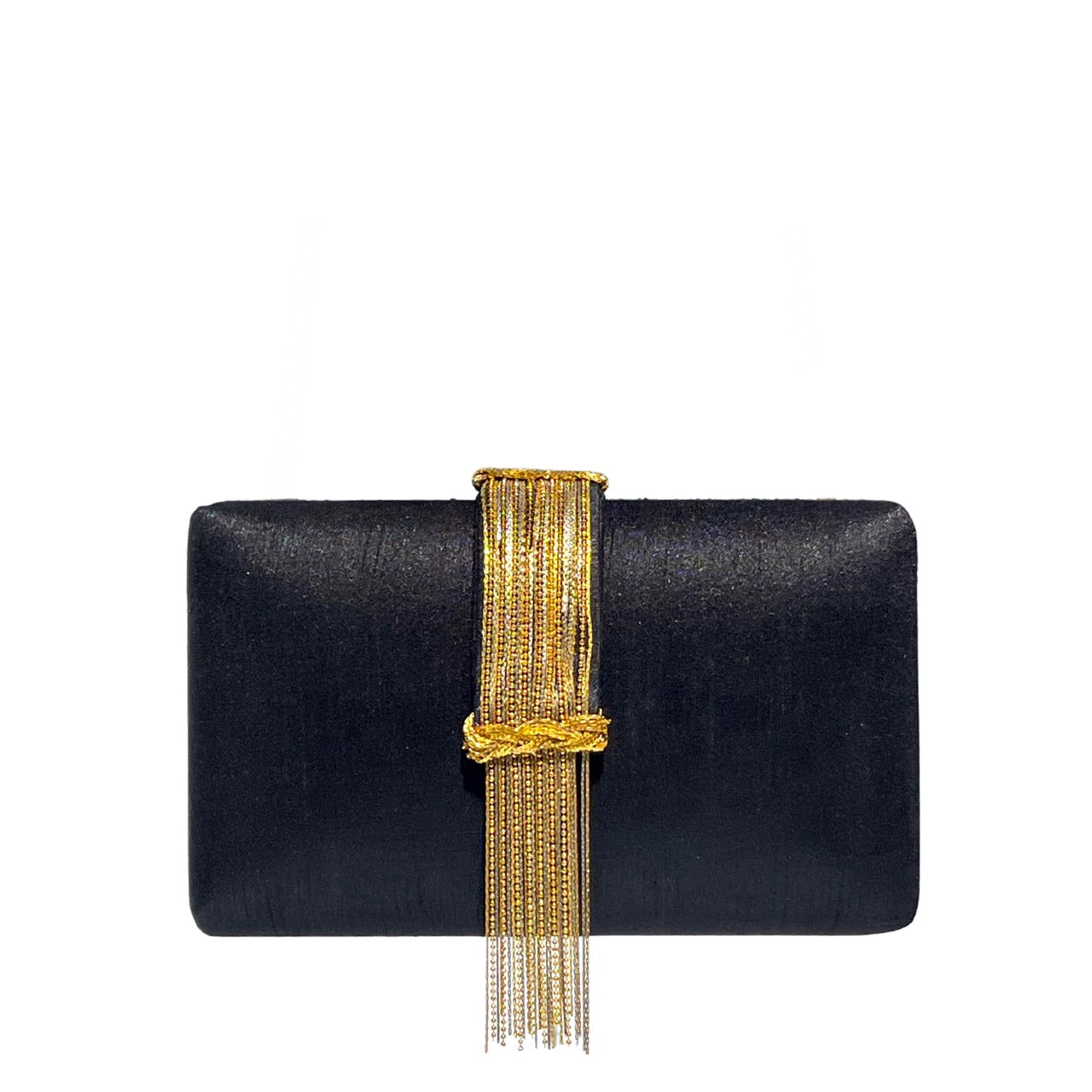 Simitri - Noir Fringe Clutch