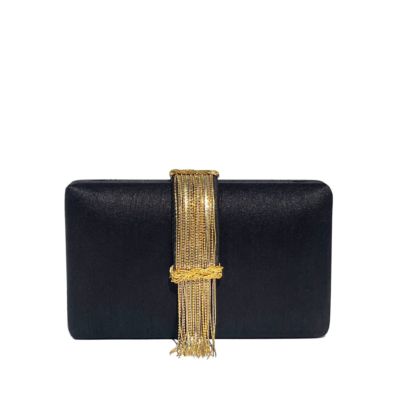 Simitri - Noir Fringe Clutch