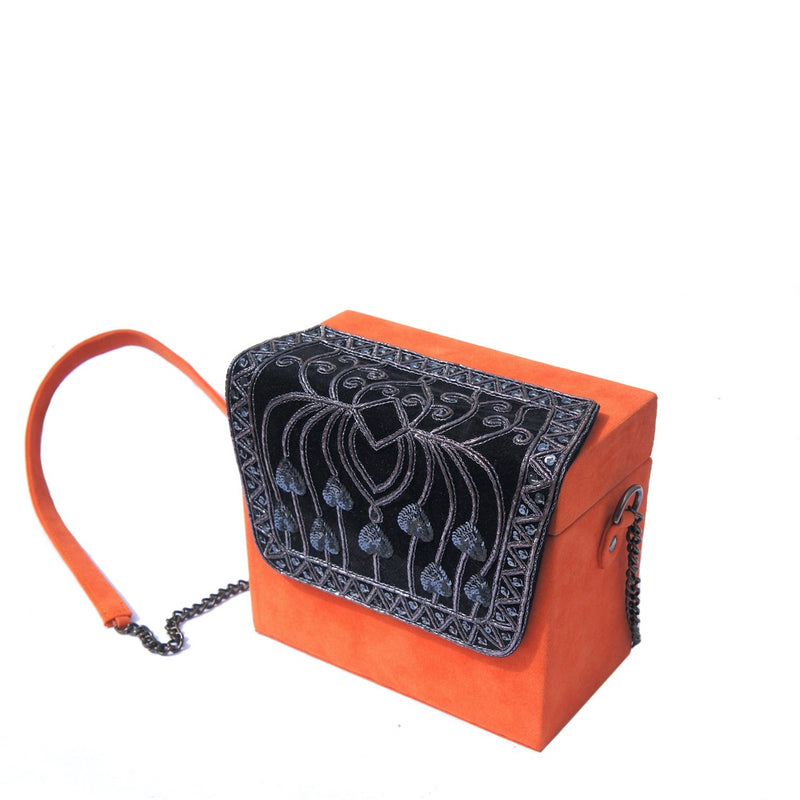 Simitri - Orange Rose Clutch