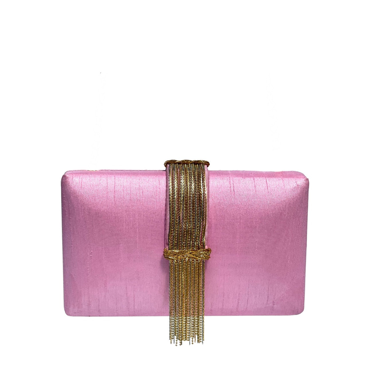 Simitri - Rose Fringe Clutch