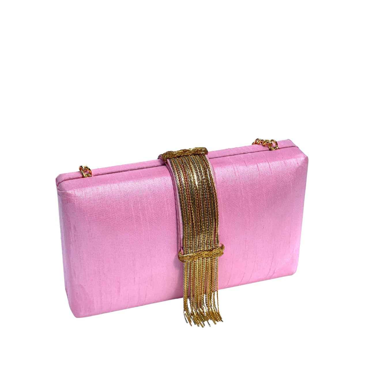 Simitri - Rose Fringe Clutch