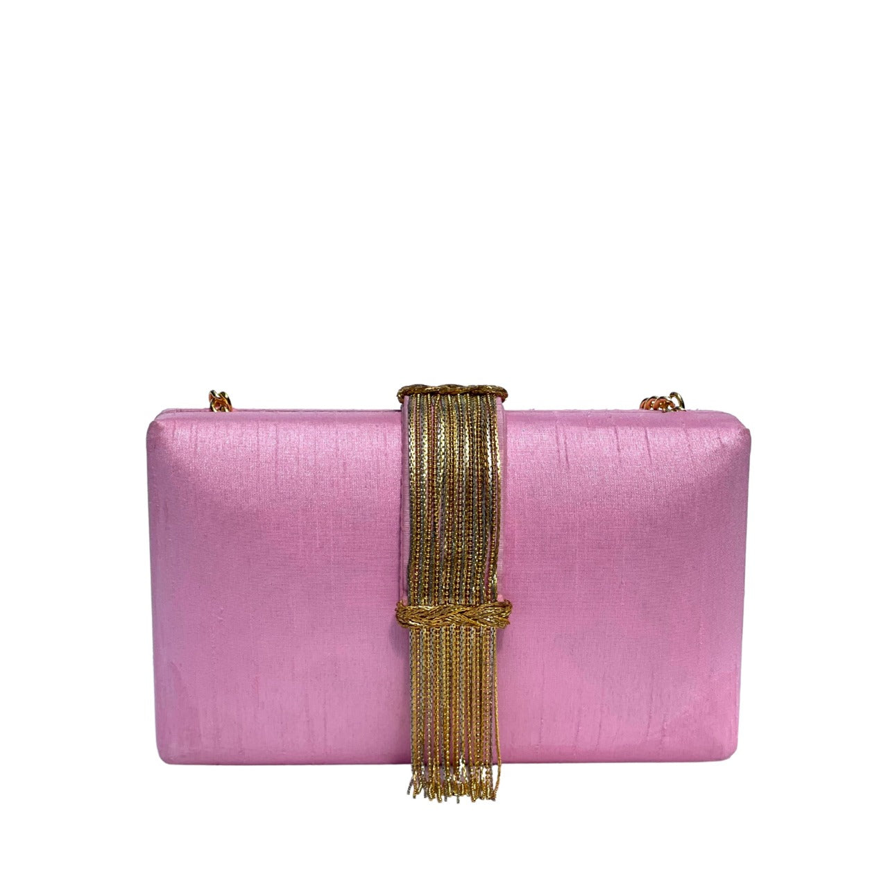 Simitri - Rose Fringe Clutch