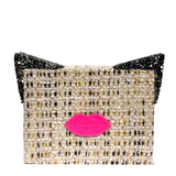 Simitri - Pink Lips Briefcase Bag