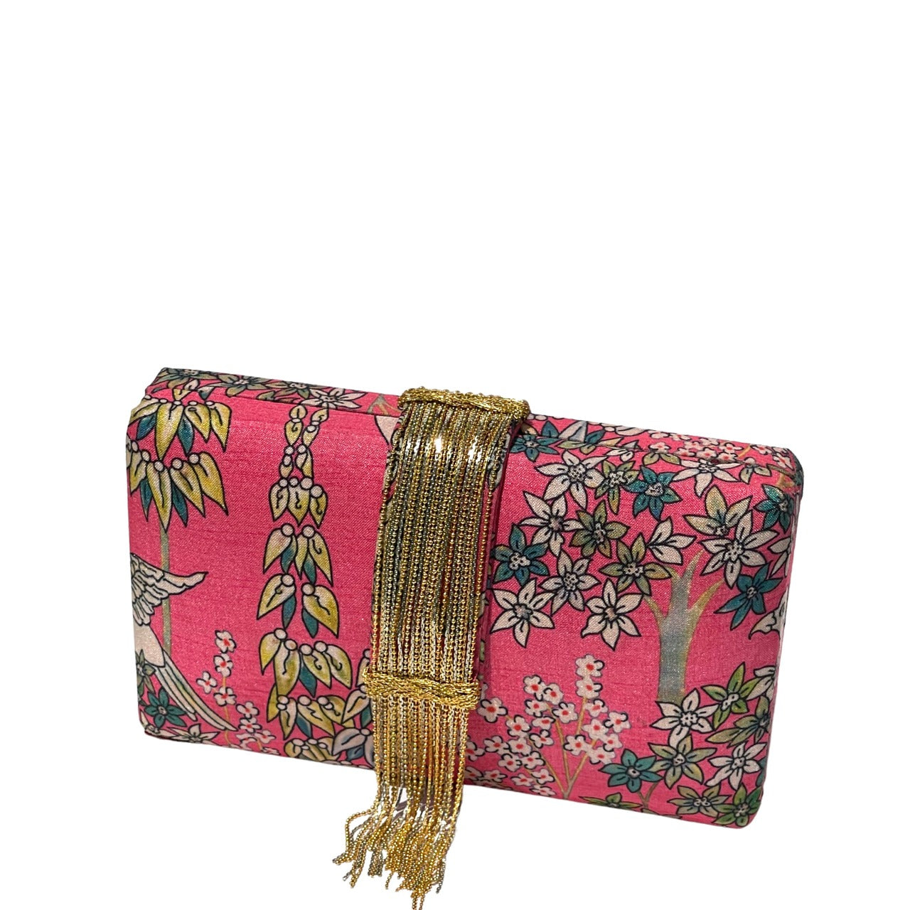 Simitri - Tropical Bird Fringe Clutch