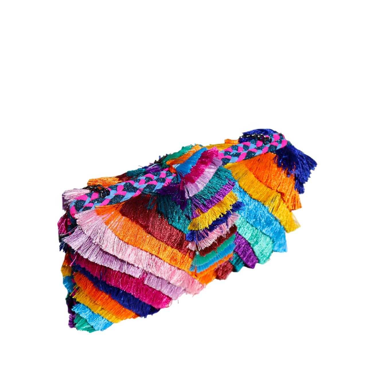 Rainbow Frill Clutch