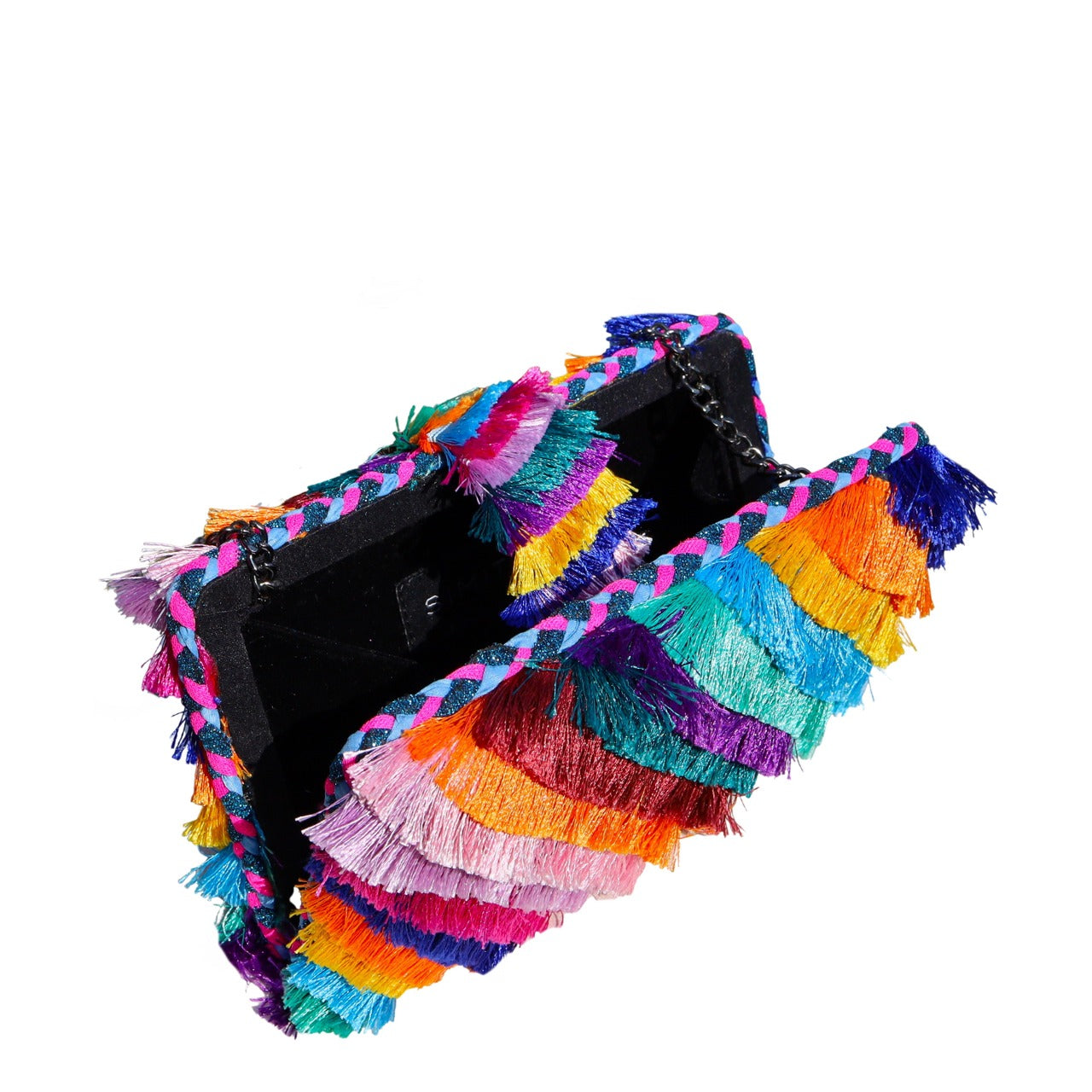 Rainbow Frill Clutch