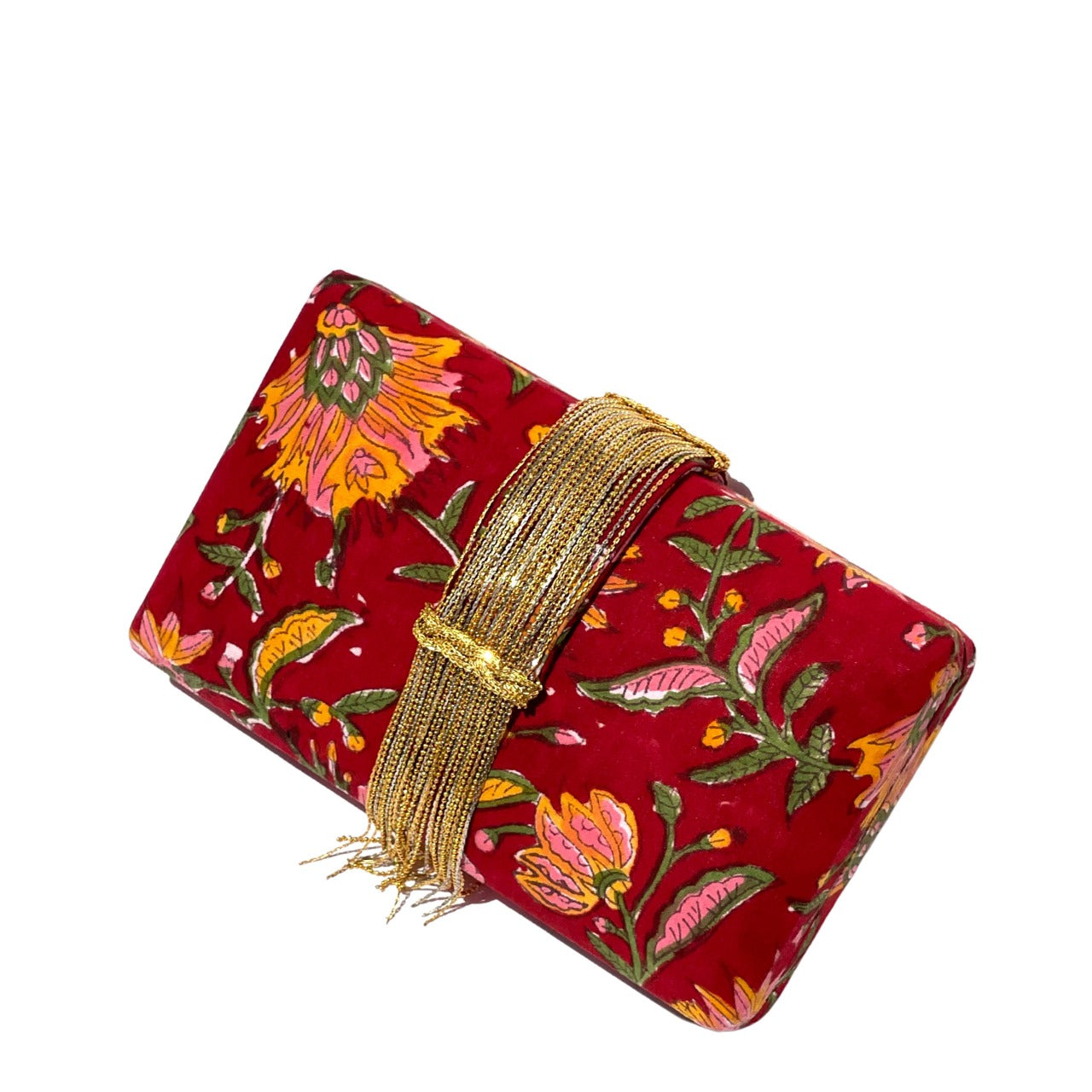 Simitri - Hibiscus Fringe Clutch