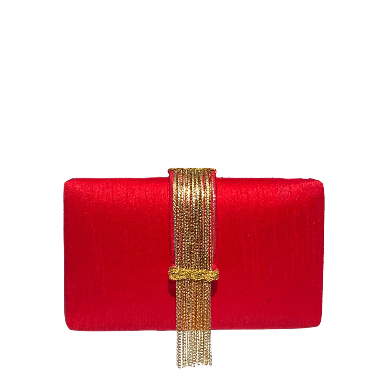 Simitri - Ruby Fringe Clutch