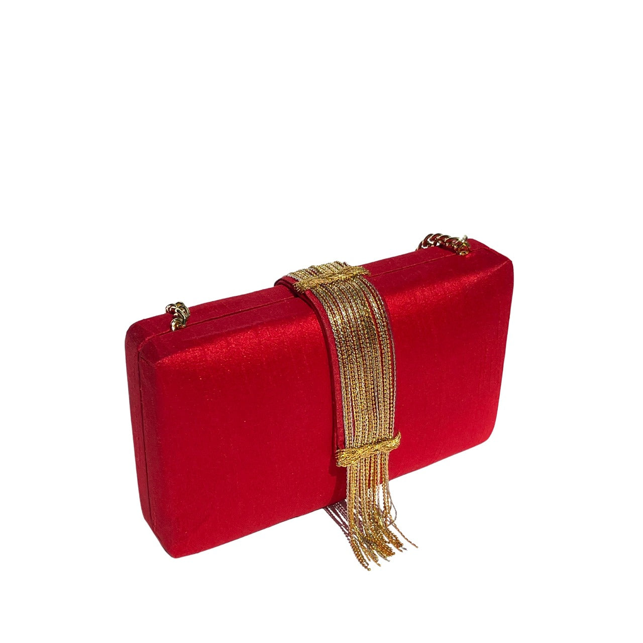 Simitri - Ruby Fringe Clutch