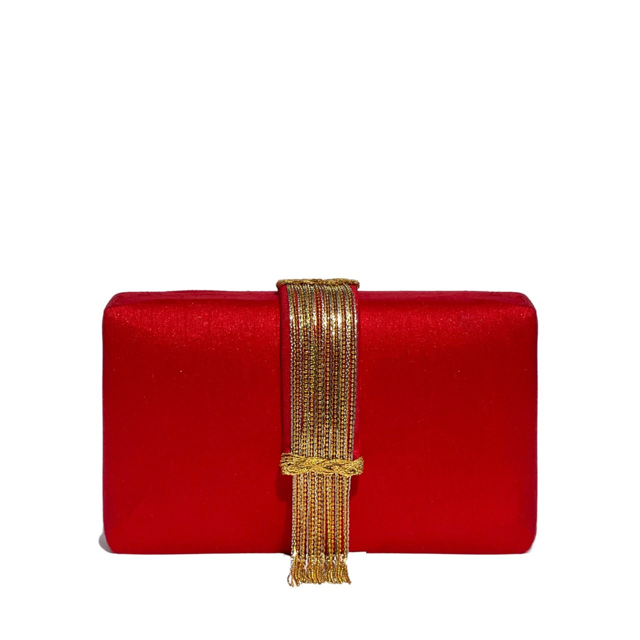 Simitri - Ruby Fringe Clutch