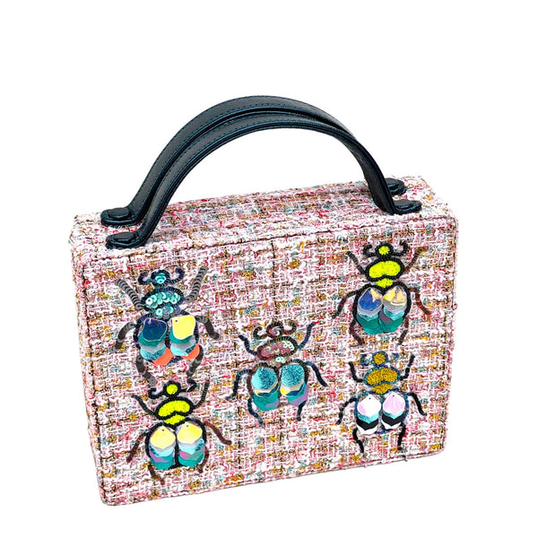 Simitri - Tweed Beetle Briefcase Bag