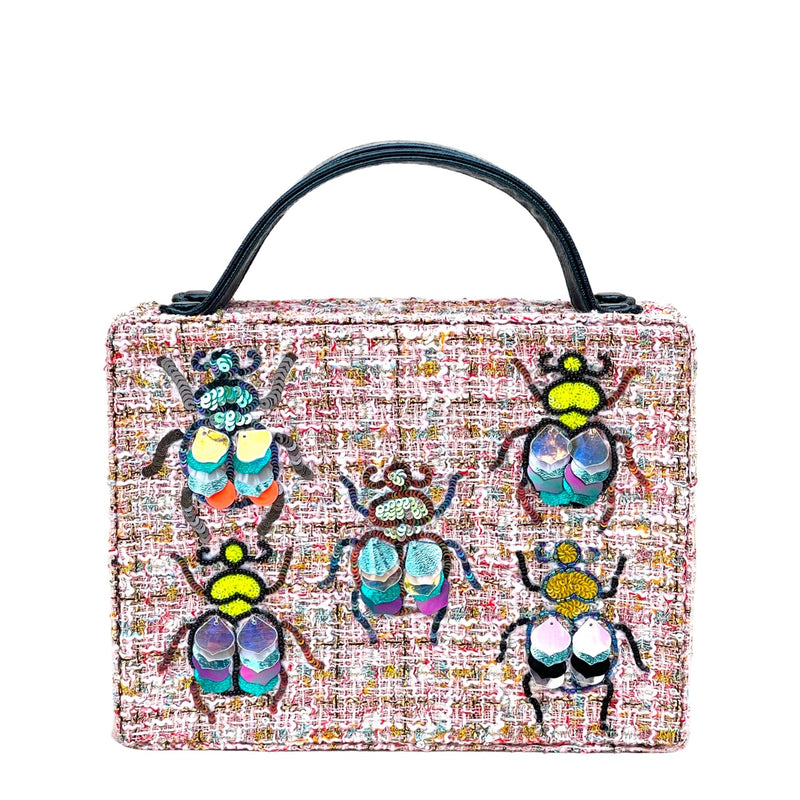 Simitri - Tweed Beetle Briefcase Bag